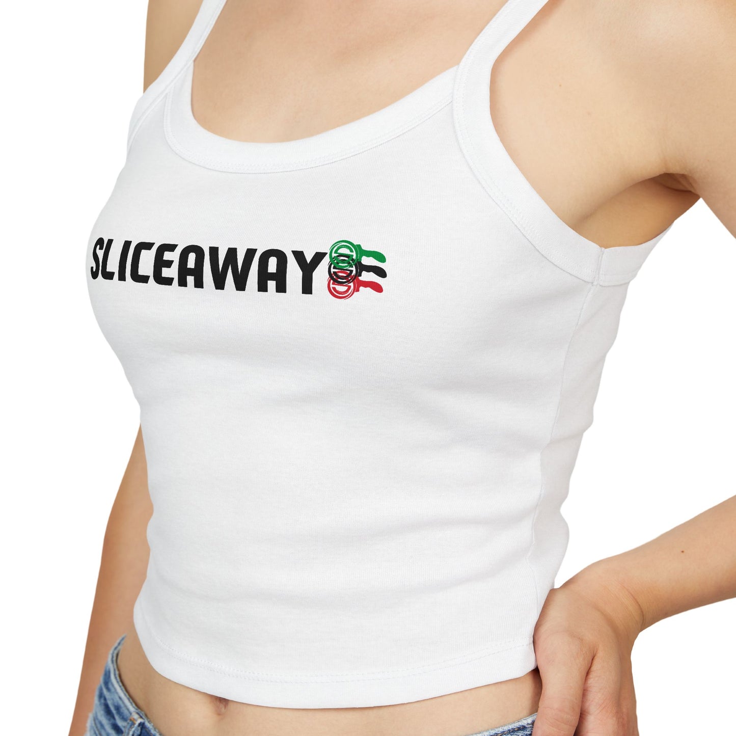 Sliceaway Women's Spaghetti Strap Tank Top - Summer Vibes Apparel