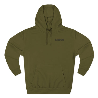 Three-Panel Fleece Hoodie