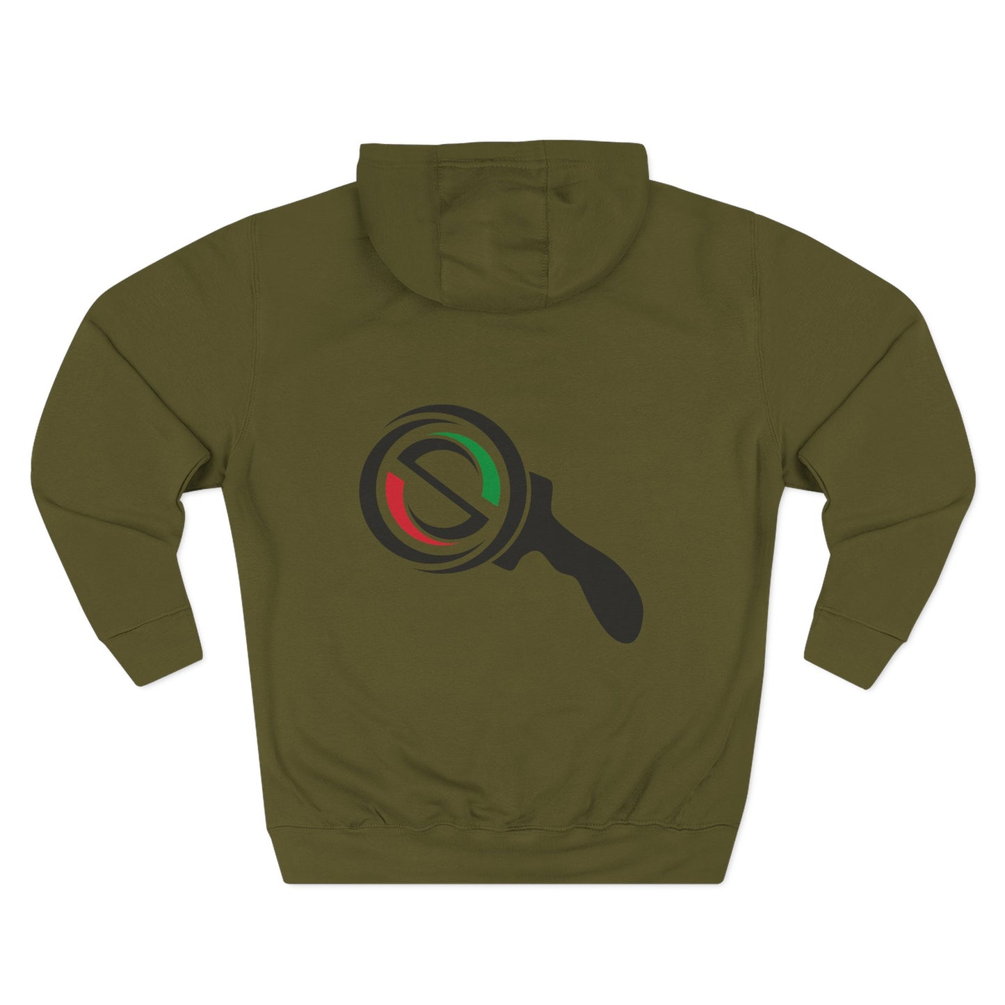 Three-Panel Fleece Hoodie